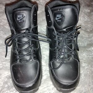 Nike Black Leather Men's Boots